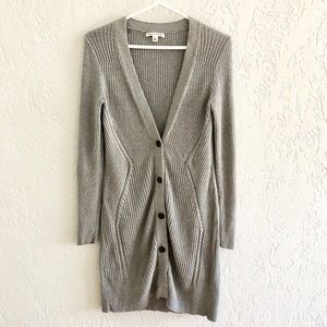 Banana Republic Long Ribbed Cardigan Sweater M